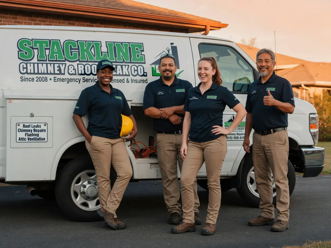 Chimney flashing repair company in Poquoson, VA